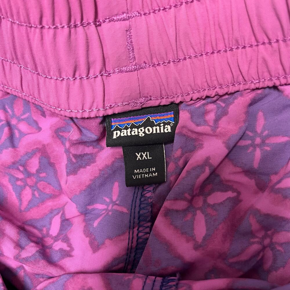 Vtg Patagonia Costa Rica Baggies 3” Shorts Pink Purple Girl’s XXL Women’s XS S - Picture 5 of 10
